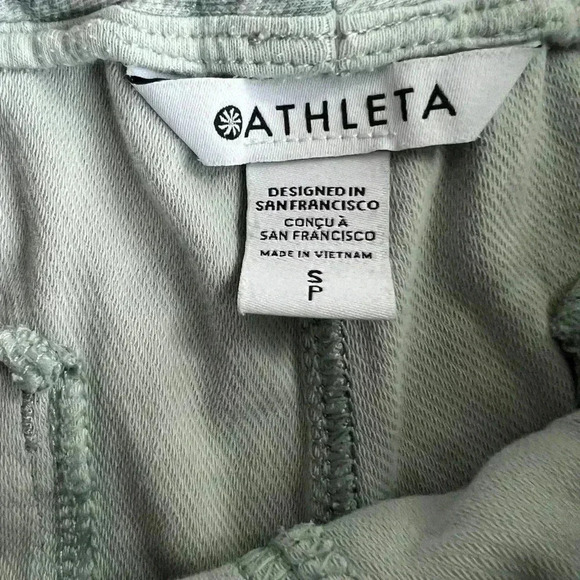 ATHLETA Bundle FARALLON Gray & Pink Tie Dye Pull on Drawstring Waist Shorts - Picture 6 of 9